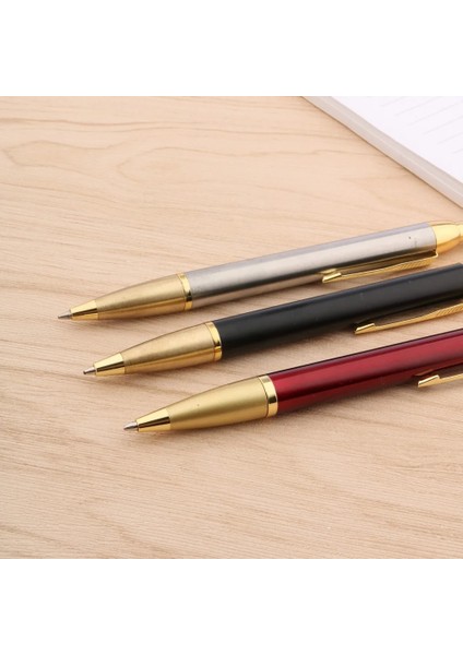 A2 Stili Paslanmaz Çelik Altın Ok Öğrenci Kalem Pres Metal Tükenmez Kalem (Yurt Dışından) fırsatları