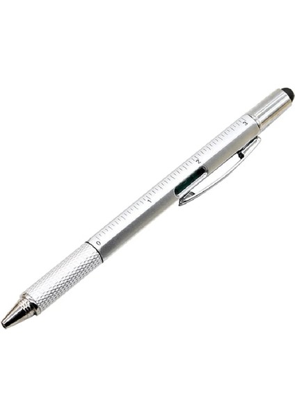 Gümüş Tarzı Mavi Dolum Blackblue Dolum Aletli Çok Fonksiyonlu Stylus Kalem Teknik Tükenmez Kalem, Klipsli Pürüzsüz Yazma Gdeals (Yurt Dışından)