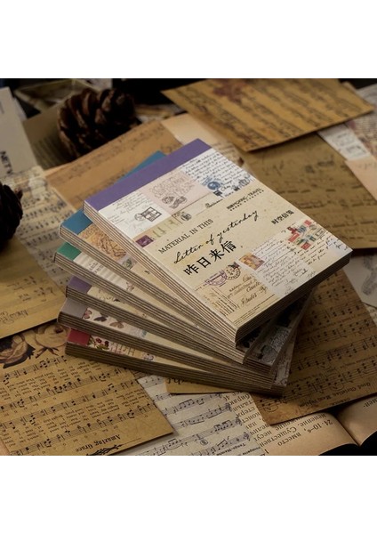Kaomujian Tarzı Çok Bloknotlar Yapışkan Notlar Dün Serisinden Mektuplar Kağıt Günlük Scrapbooking Etiketler Ofis Okul Kırtasiye (Yurt Dışından)