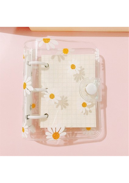 Beyaz Stil Sevimli Papatya M Delik Defter Gevşek Yaprak Not Defteri Halka Binder El Kitabı Kawaii Planlayıcısı Okul Dergileri Kore Kırtasiye 2022 (Yurt Dışından)