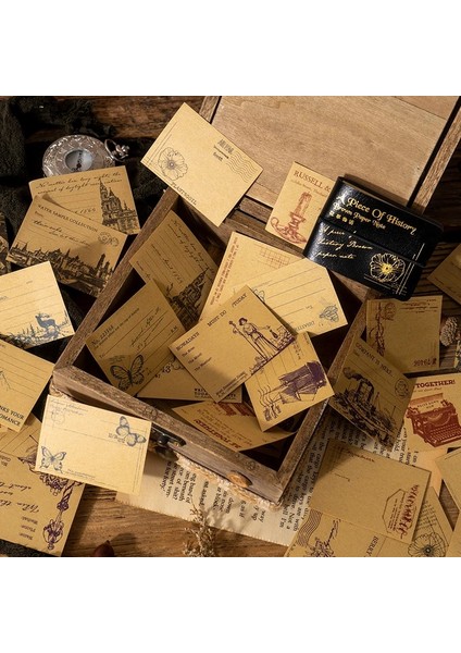 E Stili Dimeets Kraft Kağıt Vintage Bloknot Korteks Kapak Bronzlaştırıcı Mini Not Defteri ile Kelebek Yazma Kırtasiye Scrapbooking (Yurt Dışından) modelleri