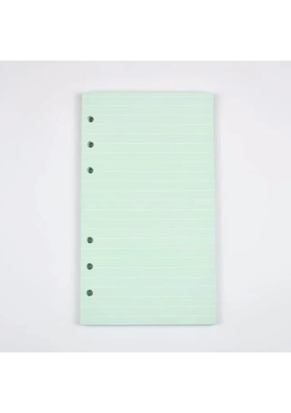 Çizgi Yeşil Stili A6 Mınkyeets Renkli Pembe Mor A5 A6 Defter Kağıdı Dolum Spiral Binder Indeks Sayfa Içi Günlük Aylık Haftalık Gündem (Yurt Dışından)
