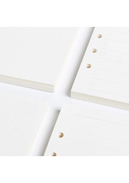 Tarz Yapmak A6 Toplam 40 Yaprak Claoles Bağlayıcı Defter Iç Kağıdı Iç Kağıtları Yeniden Doldurma: Çizgi, Izgara, Noktalar, Liste, Günlük Haftalık Aylık Planlayıcı A5 A6 (Yurt Dışından) modelleri