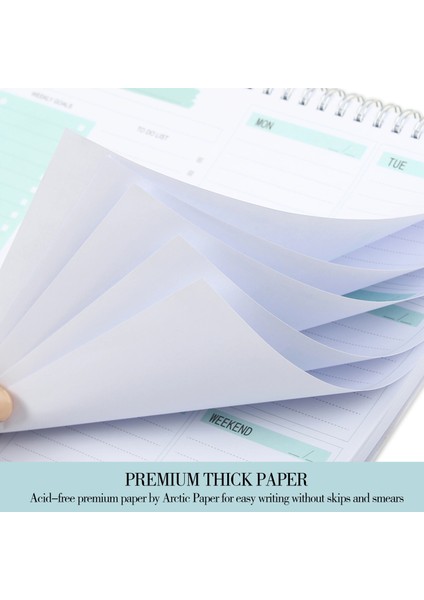 No.53 Tarzı Günlük Haftalık Tarihsiz Planlayıcı Gündemler Masaüstü Not Defteri Yapılacaklar Listesi Alışkanlık Takipçisi Okul Ofis Takvimi Kırtasiye (Yurt Dışından) fırsatları