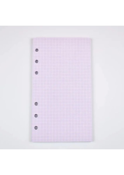 Mor Izgara Stili A5 45 Yaprak A5 A6A7 Gevşek Yaprak Defter Dolum Spiral Cilt Iç Sayfa Haftalık Aylık Yapılacak Çizgi Nokta Izgara Içi Kağıt Kırtasiye (Yurt Dışından)