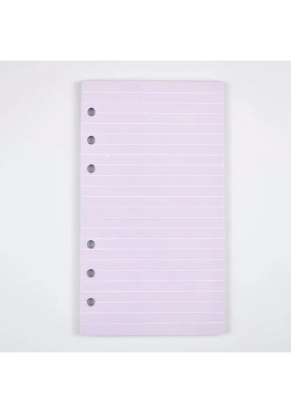 Çizgi Mor Tarzı A5 Mınkyeets Renkli Pembe Mor A5 A6 Defter Kağıdı Dolum Spiral Binder Indeks Sayfa Içi Günlük Aylık Haftalık Gündem (Yurt Dışından)