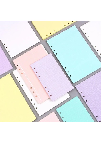 Çizgi Mor Tarzı A5 Mınkyeets Renkli Pembe Mor A5 A6 Defter Kağıdı Dolum Spiral Binder Indeks Sayfa Içi Günlük Aylık Haftalık Gündem (Yurt Dışından) modelleri