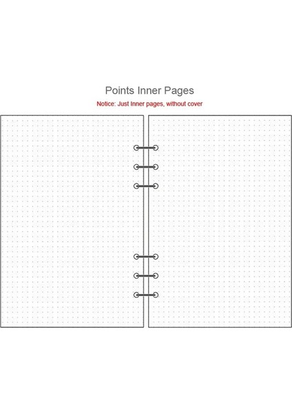 Nokta Stili A5 Günlük Lazer Defter Planlayıcısı Organizatör Binder Kitaplar Dergi Eskiz Defteri Aksesuarları Günlüğü Ofis Malzemeleri Defter A5 A6 (Yurt Dışından)