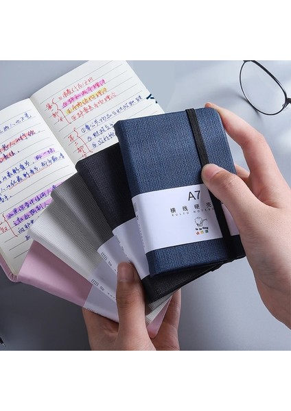 1 Adet A6 Mavi Stil 1 Adet A6 A7 Mini Dizüstü Taşınabilir Cep Not Defteri Memo Günlüğü Planlayıcısı Gündem Organizatör Sketchbook Ofis Okul Kırtasiye 96 Sayfalık (Yurt Dışından)