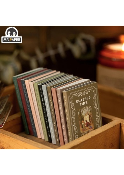 E Stili Mr.paper 12 Tasarım Bloknot Gevşek Yaprak Retro Tarzı Ortaçağ Kutusu Yazma Etiket Ofis Aksesuar Kırtasiye Okul Malzemeleri (Yurt Dışından) fiyatları