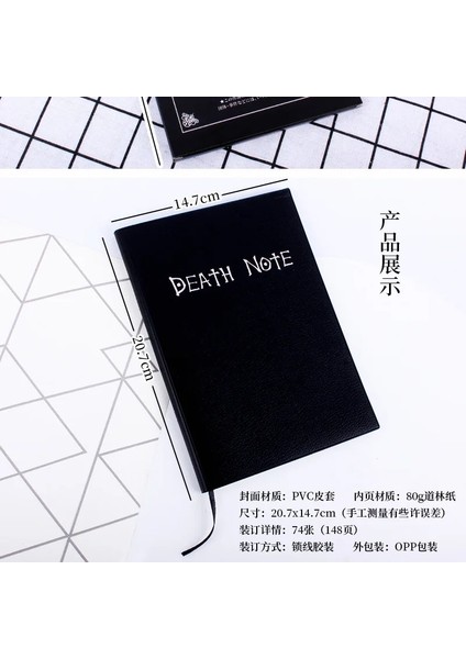 Sadece Kalem Stili Anime Death Note Defter Seti Deri Dergi Koleksiyon Death Note Defter Okul Büyük Anime Tema Yazma Dergisi (Yurt Dışından) indirimleri