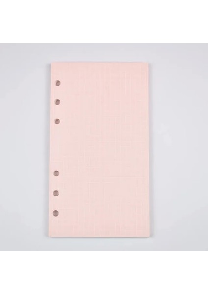 Pembe Izgara Stili A7 Günlük Lazer Defter Planlayıcısı Organizatör Binder Kitaplar Dergi Eskiz Defteri Aksesuarları Günlüğü Ofis Malzemeleri Defter A5 A6 (Yurt Dışından)