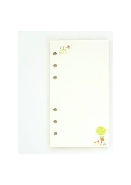 Boş Stil A7 45 Yaprak A5 A6A7 Gevşek Yaprak Defter Dolum Spiral Cilt Iç Sayfa Haftalık Aylık Yapılacak Çizgi Nokta Izgara Içi Kağıt Kırtasiye (Yurt Dışından)