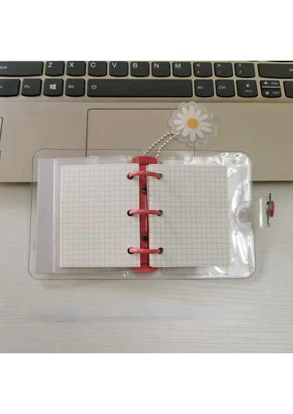 Kart Çanta 6 Adet Tarzı 3 Delik Mini Pvc Gevşek Yaprak Günlüğü Yenı Şeffaf Cep Küçük Dergi Gezgin Dizüstü Sevimli Karikatür Dıy Planlayıcısı Seti (Yurt Dışından)