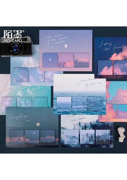 W Stili 60 Sheetspack Yıldız Ay Orman Teması Sevimli Bloknot Etiketler Çıkartması Yapışkan Notlar Scrapbooking Diy Kawaii Not Defteri Günlüğü (Yurt Dışından) fırsatları