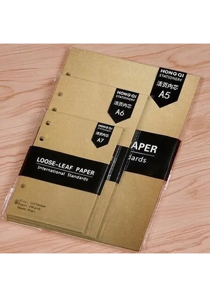 Kraft Tarzı A6 Sharkbang A5 A6 Fermuar Bağlayıcı Defter Fotoğraf Düzenleyici Gevşek Yaprak Kapak Günlüğü Mermi Şeffaf Pvc Dergisi Gündem Kırtasiye (Yurt Dışından)