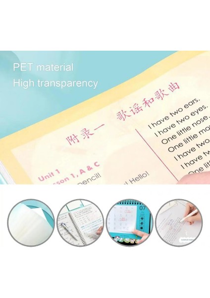 L Pembe Tarzı Eetsset Su Geçirmez Pet Şeffaf Not Yapışkan Not Kağıdı Günlük Yapılacaklar Bloknot Okul Ofis Malzemeleri (Yurt Dışından) modelleri