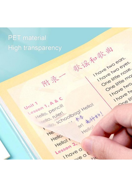 L Pembe Tarzı Eetsset Su Geçirmez Pet Şeffaf Not Yapışkan Not Kağıdı Günlük Yapılacaklar Bloknot Okul Ofis Malzemeleri (Yurt Dışından) indirimleri