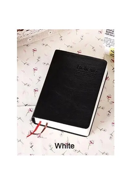 Beyaz Stil Vintage Kalın Kağıt Defter Not Defteri Deri Incil Günlüğü Kitap Zakka Dergileri Gündem Planlayıcısı Okul Ofis Kırtasiye Malzemeleri (Yurt Dışından)