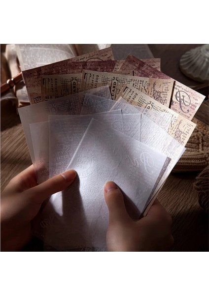 D Stili 30 Yaprak Bitki Kelebek Film Teması Vintage Scrapbooking Kağıdı Yazmak Için Çizim Dıy Crafting Kart Yapımı (Yurt Dışından) fırsatları