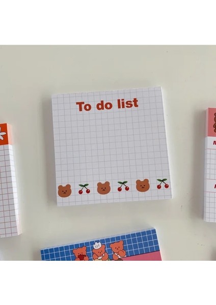 1 Adet 50 Yaprak H Stili 50 Yaprak Kore Kağıt Joy Bear Planlayıcısı Yapışkan Notlar Kawaii Kırtasiye Sevimli Bloknot Not Defteri Ofis Mesaj Bırakın Ofis Malzemeleri (Yurt Dışından)