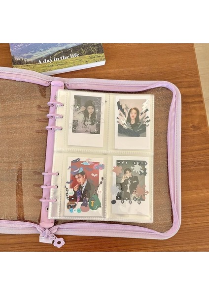 Sarı Stil A6 Mınkys A5 A6 Fermuar Bağlayıcı Fotoğraflı Kitap Kartpostal Toplamak Organizatör Dergi Defteri Witleeves Okul Kırtasiye (Yurt Dışından)
