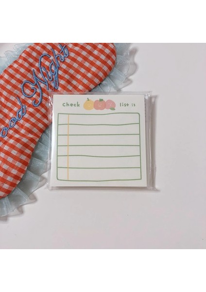 1 Adet 100 Yaprak A Stili Eets Lale Not Kağıdı Basit Stil Ekose Mesaj Bloknot Kawaii Kırtasiye Not Defteri Ofis Mesaj Bırakın Ofis Malzemeleri (Yurt Dışından)