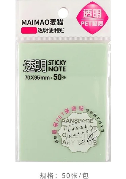 Siyah Stil Dimeets Su Geçirmez Pet Şeffaf Yapışkan Not Bloknot Günlük Yapılacaklar Listesi Paperlaria Okul Kırtasiye Ofis Aksesuarları (Yurt Dışından)