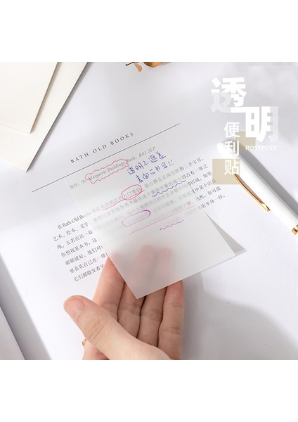 Siyah Stil Dimeets Su Geçirmez Pet Şeffaf Yapışkan Not Bloknot Günlük Yapılacaklar Listesi Paperlaria Okul Kırtasiye Ofis Aksesuarları (Yurt Dışından) fiyatları