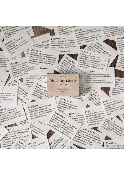 C Stili Journamm Sözlük Kütüphane Serisi Malzeme Kağıt Scrapbooking Kartı Günlük Tutma Projesi Dıy Retro Arka Plan Kağıdı (Yurt Dışından)