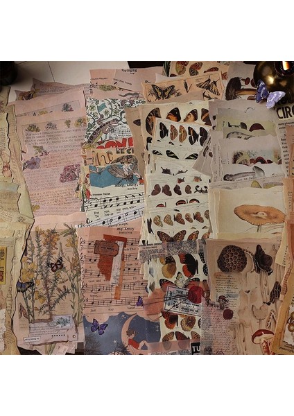 No.3 Tarzı Büyük Boy Ortaçağ Bitki Eski Kitap Sayfası Için Vintage Kağıt Önemsiz Dergisi Süt Dıy Scrapbooking Albümü Dekorasyon Kağıt Malzemeleri (Yurt Dışından)