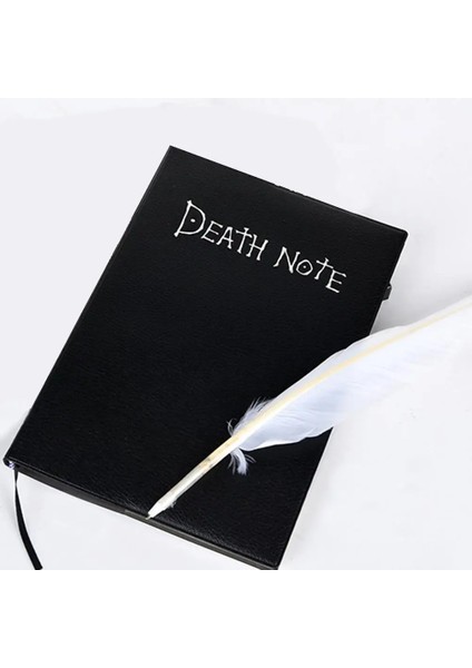 Bir Stil Güzel Anime Death Note Defter Tüy Kalem Kitap Animasyon Yazma Dergi Seti Deri Dergisi Koleksiyon Death Note Defter (Yurt Dışından)