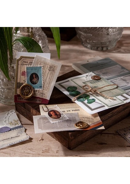 C Stili Dimeets Retro Manor Serisi Yaratıcı Not Defterleri Scrapbooking Dergisi Karınca Hattı ile Vintage Dekoratif Baz Kağıt Kırtasiye (Yurt Dışından) fırsatları