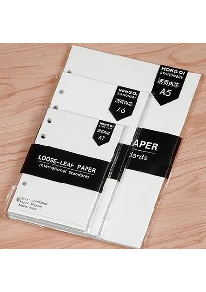 Boş Stil A6 Sharkbang A5 A6 Fermuar Bağlayıcı Defter Fotoğraf Düzenleyici Gevşek Yaprak Kapak Günlüğü Mermi Şeffaf Pvc Dergisi Gündem Kırtasiye (Yurt Dışından)
