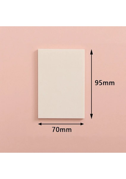 7x9.5cm Beyaz Stil Su Geçirmez Pet Şeffaf Yapışkan Notlar Bloknot Eets Etiketler Günlük Yapılacaklar Listesi Öğrenci Ofis Kırtasiye Için Not Kağıdı (Yurt Dışından)