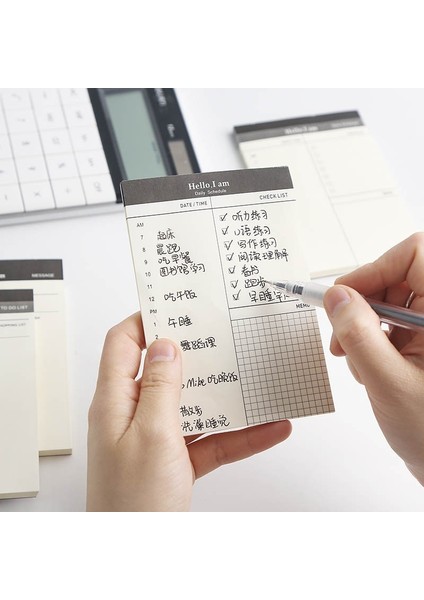 Mesaj Stili Yaratıcı Günlük Program Bloknot Yapılacaklar Listesi Zaman Yapışkan Not Takvim Planlayıcısı Çıkartmaları Ofis Okul Malzemeleri Kore Kırtasiye (Yurt Dışından) indirimleri