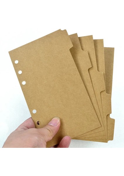 Çikolata Tarzı A5 Et A5 A6 Binder Indeks Bölücüler Gevşek Yapraklı Defter Için Indeks Sayfası Scrapbooking Günlüğü Kırtasiye Okul Ofis Malzemeleri (Yurt Dışından)