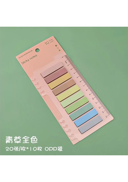 No.3 Tarzı Eets Retro Morandi Endeksi Bloknot Yayınlandı Yapışkan Notlar Kağıt Etiket Not Defteri Imi Okul Malzemeleri Kawaii Kırtasiye (Yurt Dışından)