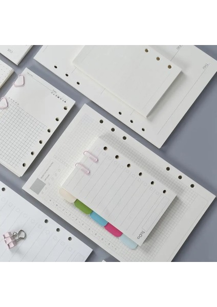 Pvc 2022 Takvim Stili A5 Mınkys Busineeet A5 A6 A7 Gevşek Yapraklı Kağıt Dolum Spiral Cilt Iç Sayfa Günlük Haftalık Aylık Yapılacaklar Gündem Kırtasiye (Yurt Dışından)