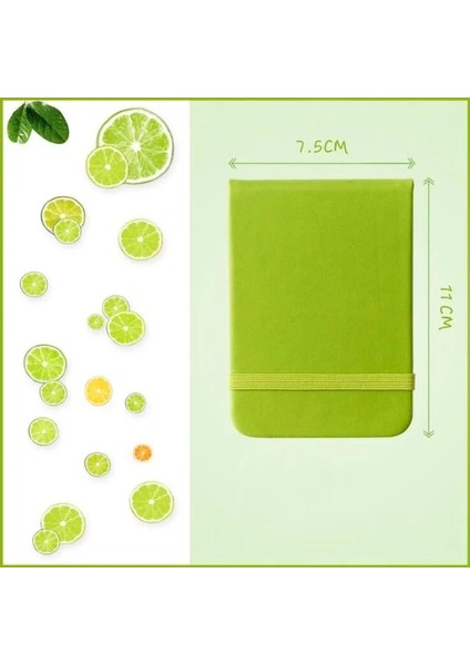 Yeşil Stil 96 Yaprak A7 Mini Cep Meyve Renkli Defter Dergiler Aylık Haftalık Günlük Planlayıcı Çalışmak Için Çalışmalar Bloknotlar Gündem Kırtasiye (Yurt Dışından)