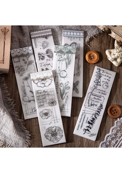 G Tarzı Dimeets Vintage Sülfürik Asit Kağıt Bloknotlar Scrapbooking Dergisi Dekorasyon Için Dıy Arka Plan Paperlaria Kırtasiye (Yurt Dışından) fiyatları