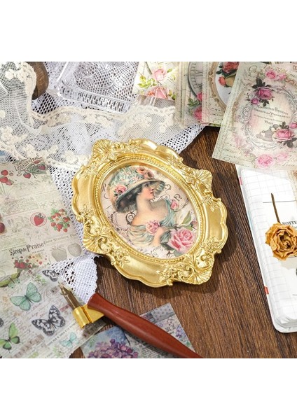 E Stili Dimeets Rüya Serisi Malzeme Kağıt Gizli Bahçe Güzel Genç Bayan Kolaj Önemsiz Günlükler Scrapbookings Kırtasiye Temini (Yurt Dışından)