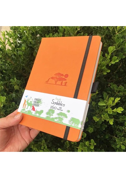 Afrika Tarzı Deri Kapak-Nokta Izgara Buke Journal Dot Gird Defter Yaşları, Boyut 5.7x8.2 Inç, 160GSM Ultra Kalın Bambu Kağıt Dıy Bujo Planlayıcısı (Yurt Dışından)