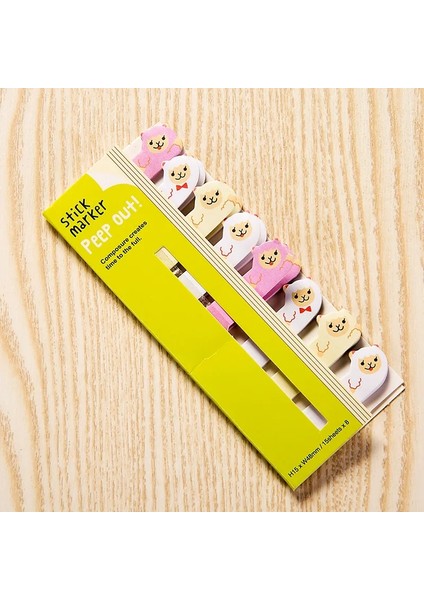 No.6 Tarzı Sevimli Hayvan Bloknot Kawaii Yapışkan Notlar Işareti Endeksi Öğrenci Planlayıcısı Imi Kırtasiye Okul Malzemeleri (Yurt Dışından)