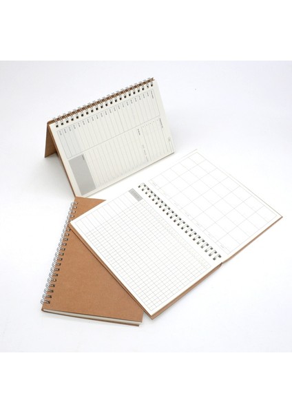 Haftalık Planlayıcı Stili Günlük Haftalık Planlayıcı Defter Caderno Gündem Libretas Not Defteri Kraft Kağıt Defterler Ajandalar Filofax A5 Spiral (Yurt Dışından)