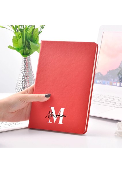 B Tarzı A6 2021 Yeni Popüler Özel Ad A5 A6 Günlüğü Defter Günlük Iş Ofis Deri Iş Dizüstü Günlüğü Not Defteri Okul Malzemeleri (Yurt Dışından)