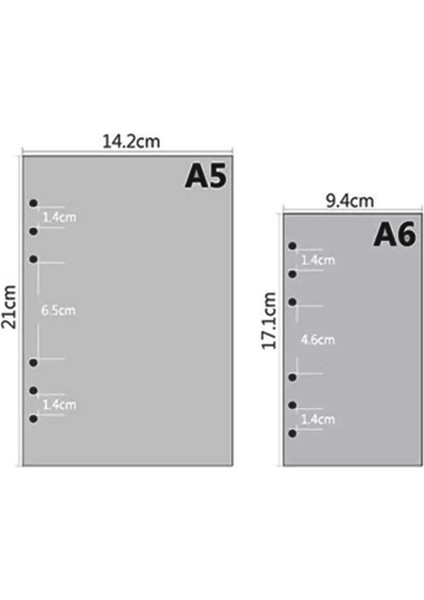 Noktalı Stil A5 45 Yaprak Halka Defter Ek Doldurma 6 Delik Gevşek Yaprak Kağıtları Dergiler A5 A6 Spiral Günlük Planlayıcı Iç Çekirdek Kağıtları (Yurt Dışından) modelleri