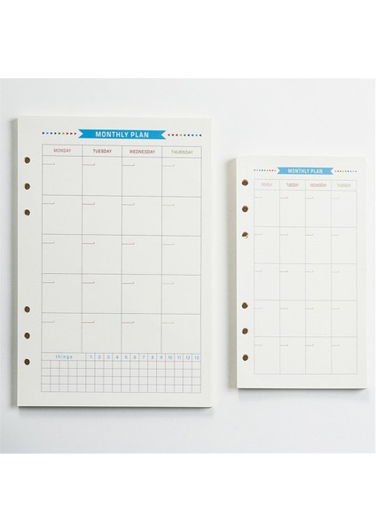 A5 Haftalık Plan Stili 40 Yaprak A5A6 6 Kağıt Dosya Yedekleri Defter Iç Sayfaları Haftalık Aylık Planlayıcı Yapılacaklar Listesi Gevşek Yapraklı Ciltçi C (Yurt Dışından) fiyatları