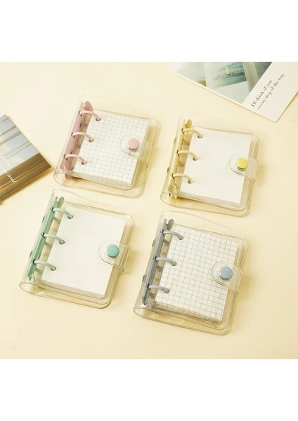 1 Adet Tavşan Tarzı 10.7cm x 9.2cm Sharkbang Tam Set Kawaeets 3 Delik Kapak Mini Gevşek Yapraklı Dergi Defter Günlüğü Gündem Not Defteri Okul Kırtasiye (Yurt Dışından) modelleri