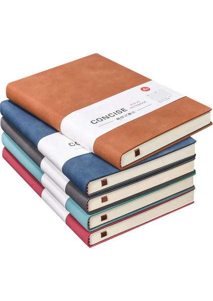 Siyah Stil A6 Taşınabilir Defterler A6 Gezgin Günlükleri Okul Ofisi Toplantı Kayıt Defteri, Yumuşak Deri Günlükler, 160 Sayfa, 80 Gsm, Gündem 2022 (Yurt Dışından)